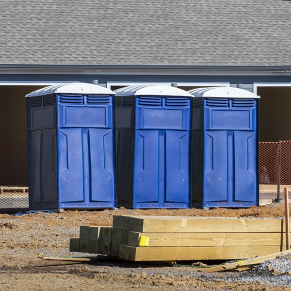 are there different sizes of portable restrooms available for rent in Thornburg